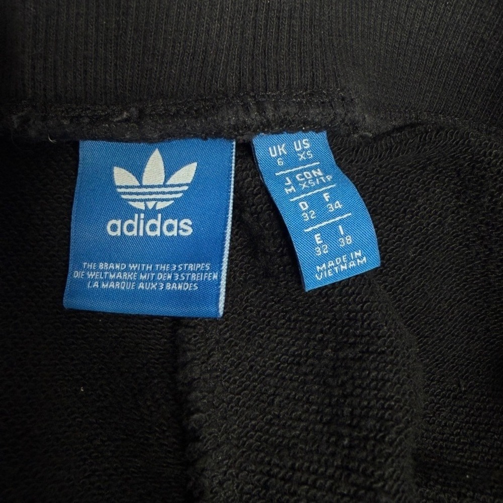 Adidas Originals Womens XS Black Trefoil Jogger Sweatpants AY8127 - Picture 6 of 9